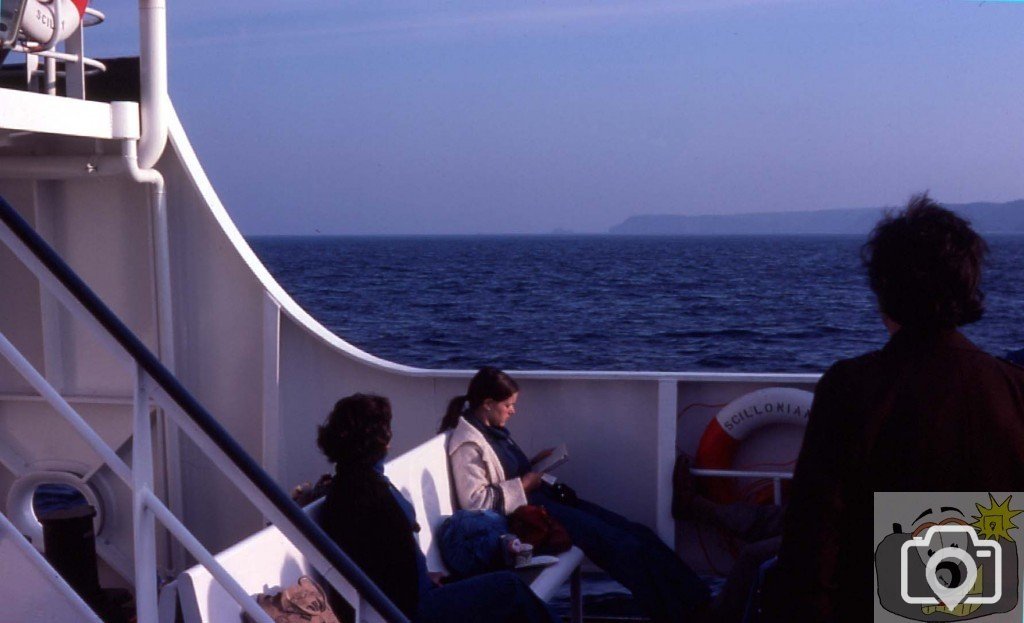 Land's End when en route for Scilly, 1977