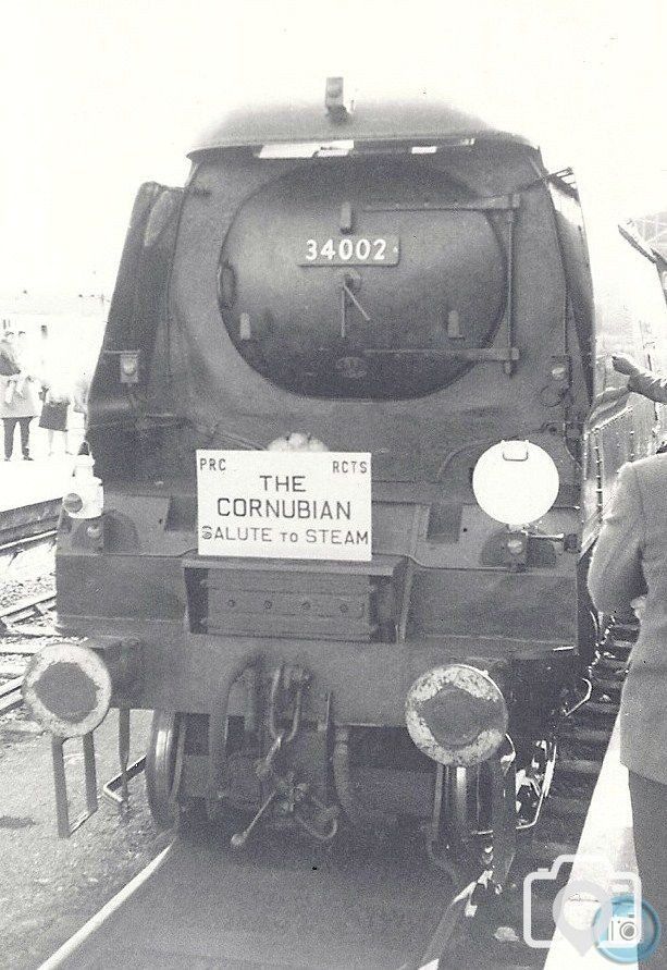 Last steam train to leave Penzance,3 May 1964