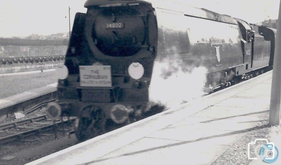 Last steam train to leave Penzance,3 May 1964