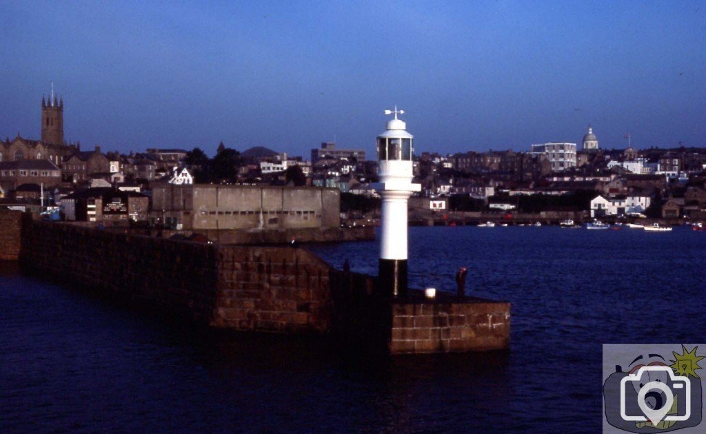 Leaving Penzance Quay for Scilly - June, 1977