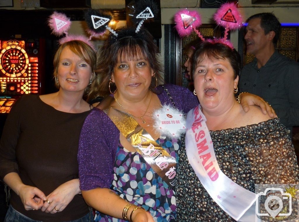 Lindy's Hen Party night out in Penzance