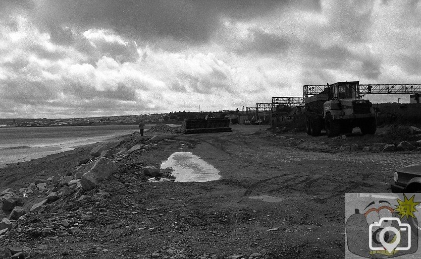 Long Rock, works to Sea Wall