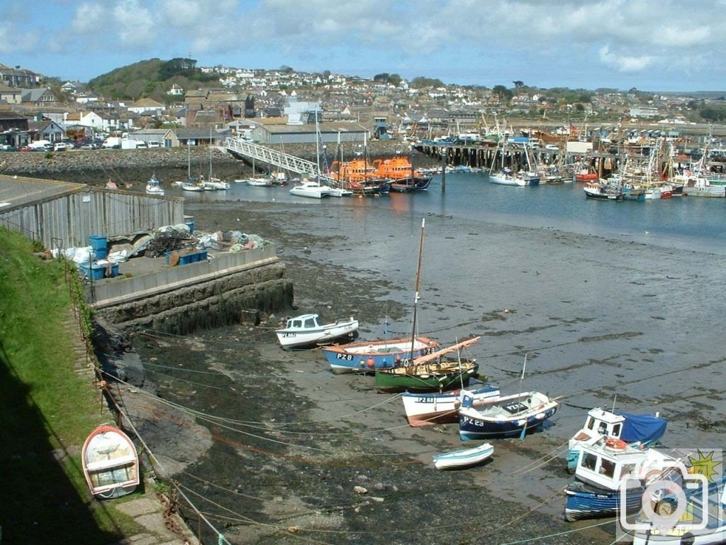 Looking back to the Fish Market and lifeboats