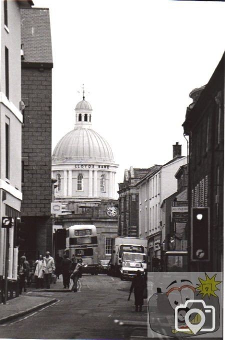 Looking down Alverton Street