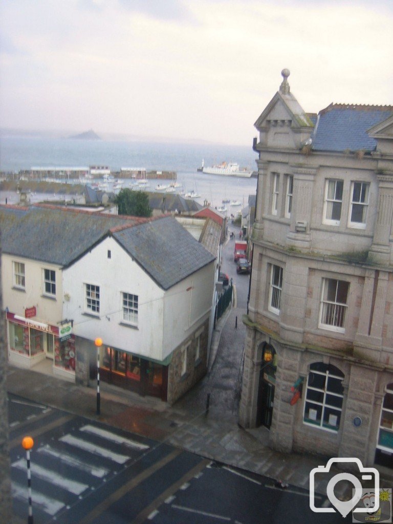 Looking down Jennings Street