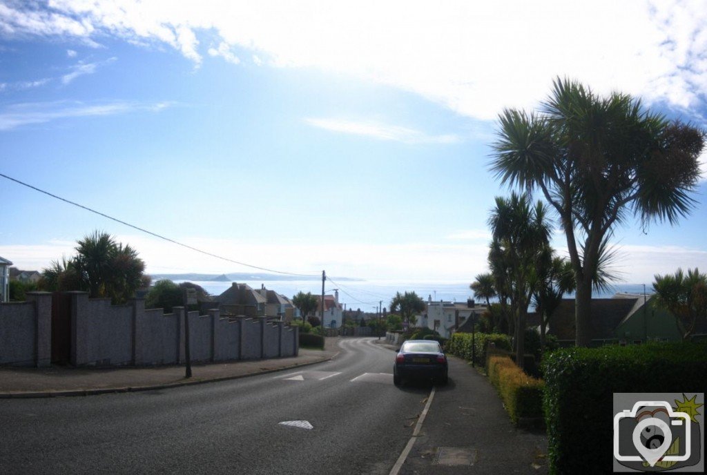 Looking down Lidden Road