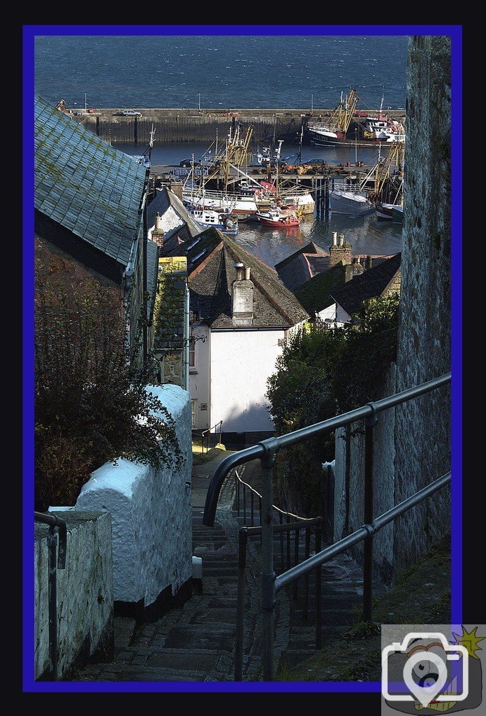 Looking down over Newlyn