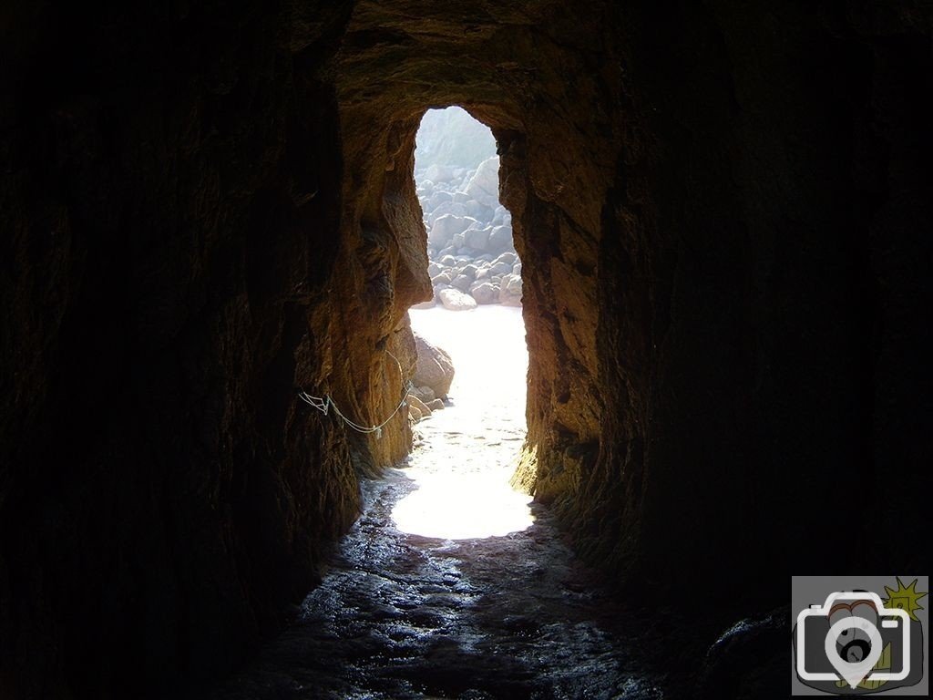 Looking through at Porthgwarra