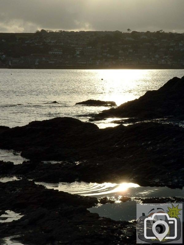 Looking to Newlyn from Battery Rocks