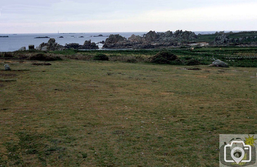 Lunar landscape across Wingletang Downs, St Agnes, 1977