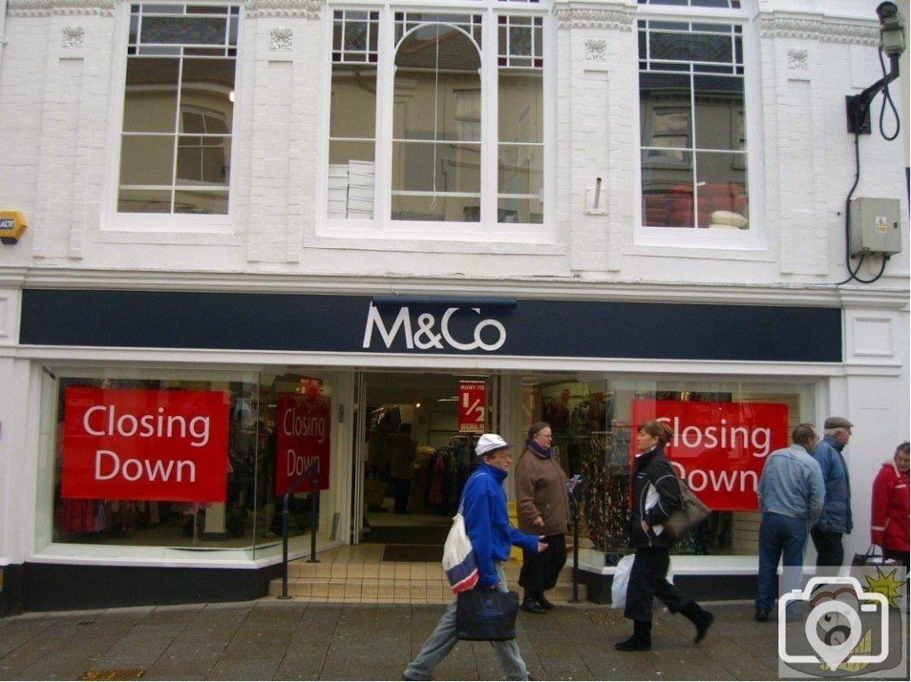 MandCo Closing Down