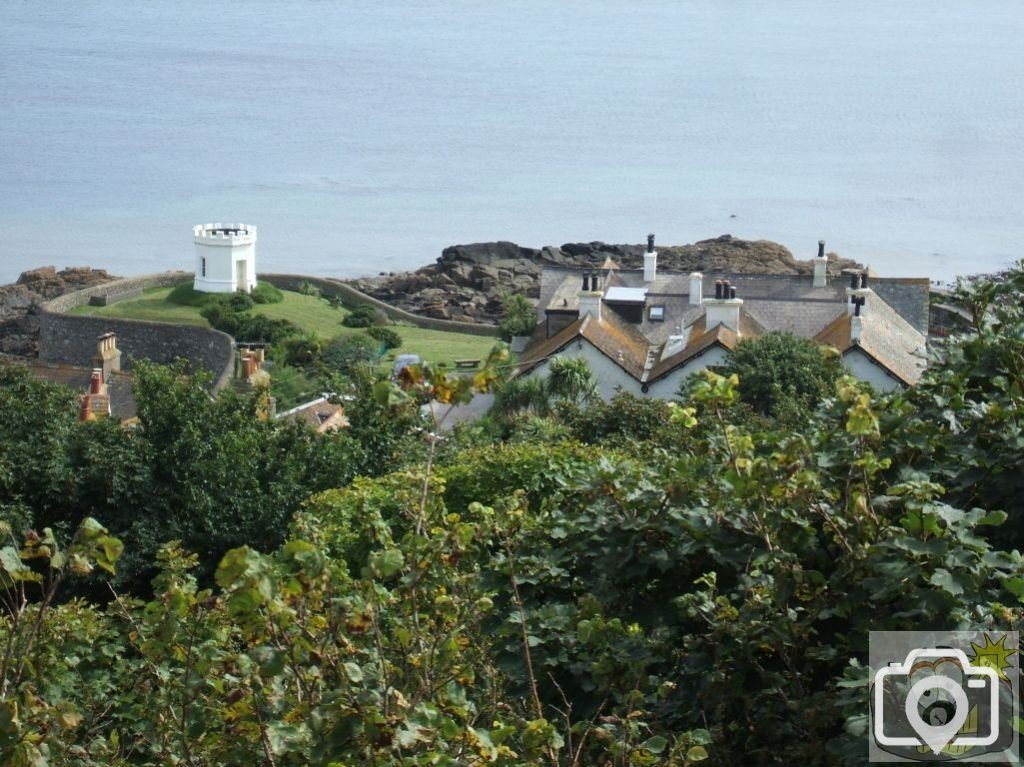 Marazion from the lane up to the Beacon