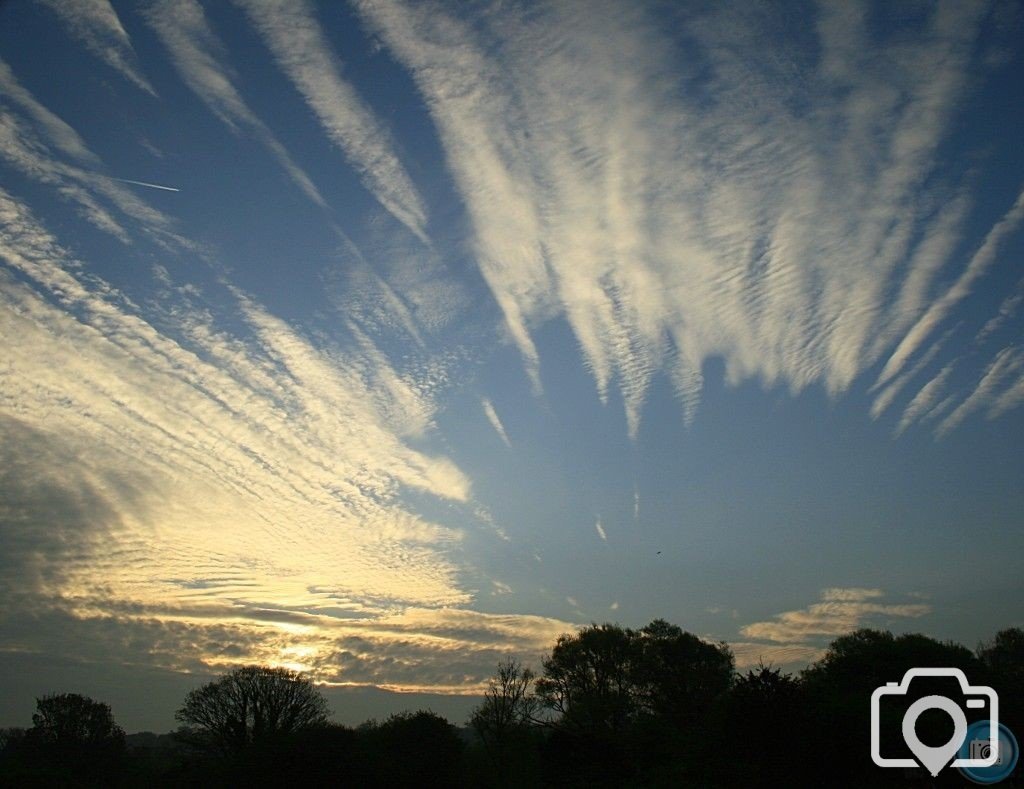 morning sky over st erth