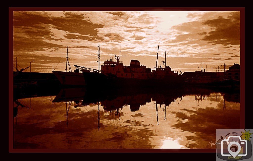Morning Sun over the Scillonian III