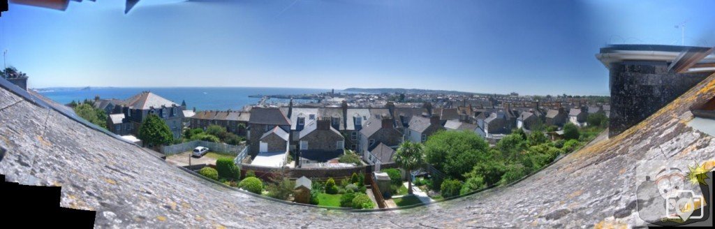 Mounts Bay and Penzance Panorama