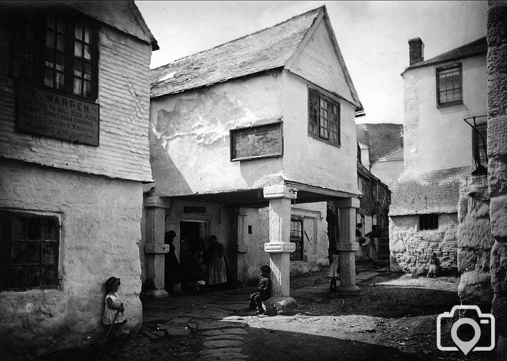 Mousehole square 1890s