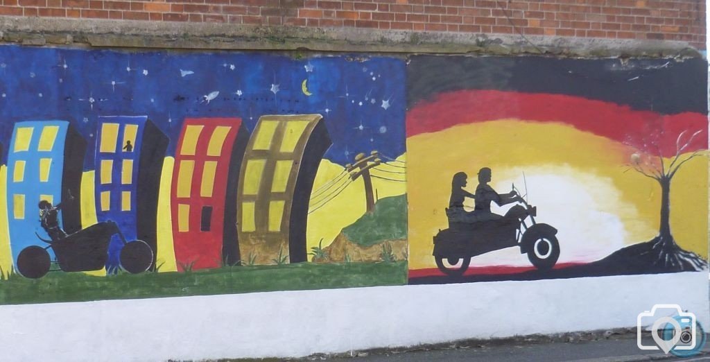 mural on Taroveor road the new CBT shop