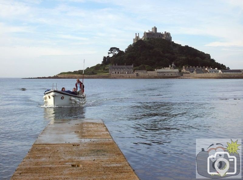 My boat approaches - - St Michael's Mount