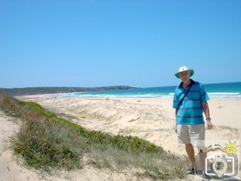 My brother John, on Tura Beach