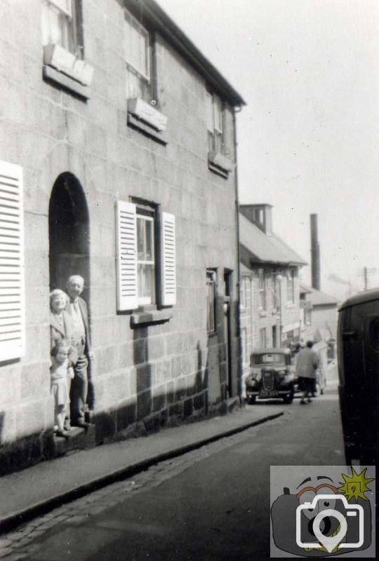 My parents and No.1, New Street, c.1958