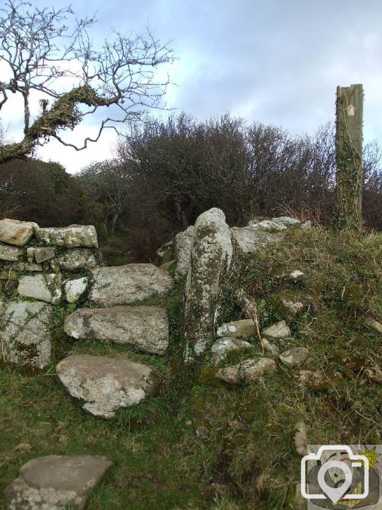 Nancledra village - A stile just above the village -10Feb10