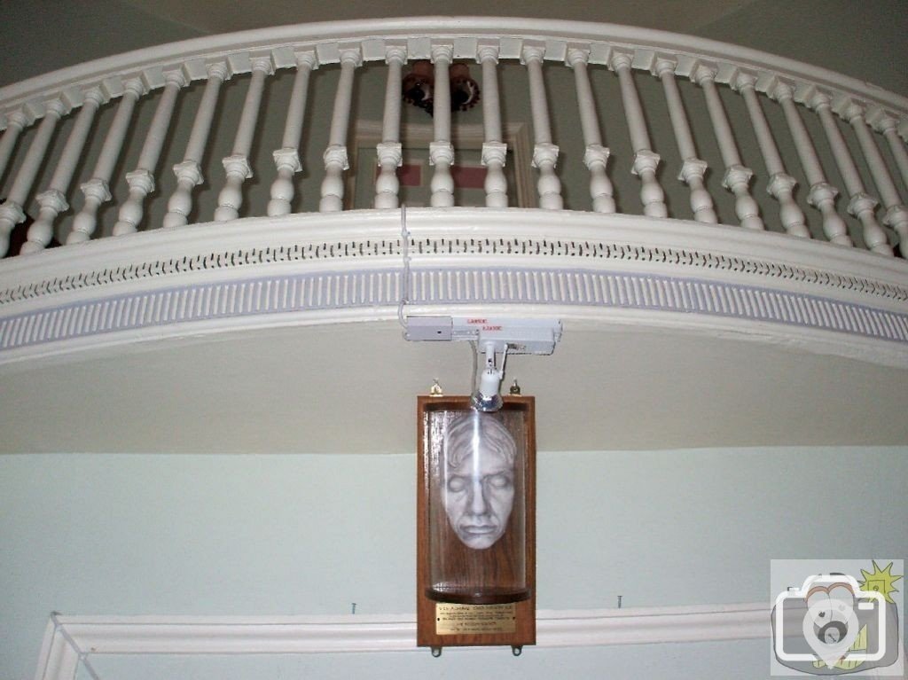Nelson's death mask - The Minstrels' Gallery, the Union Hotel