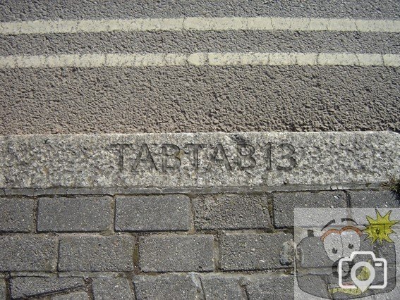 New marked curb stone recently found ....