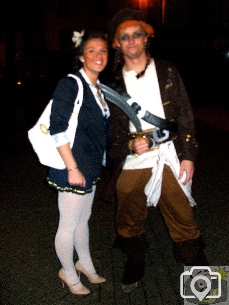 New Year's Eve in Penzance Town Centre, 2009