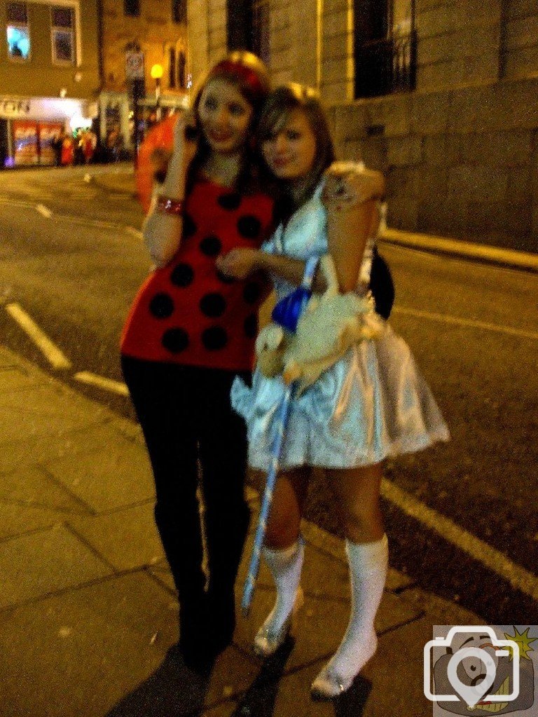 New Year's Eve in Penzance Town Centre, 2009