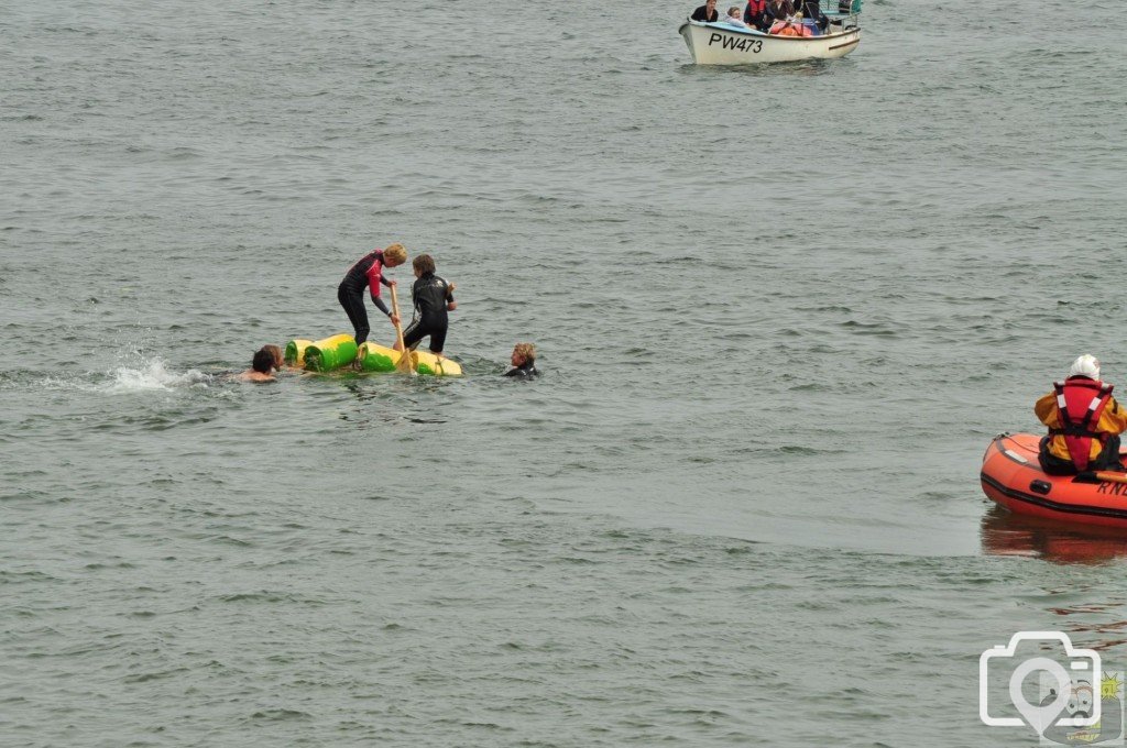 newlyn  raft  race.