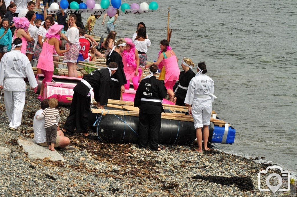 newlyn  raft  race.