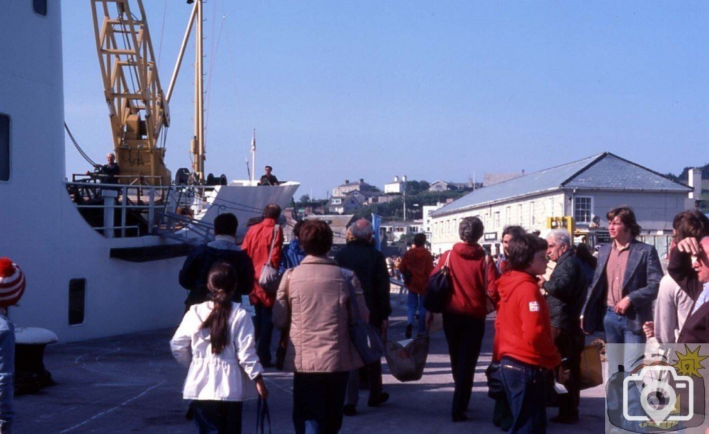Now disembarked on St Mary's, Scilly
