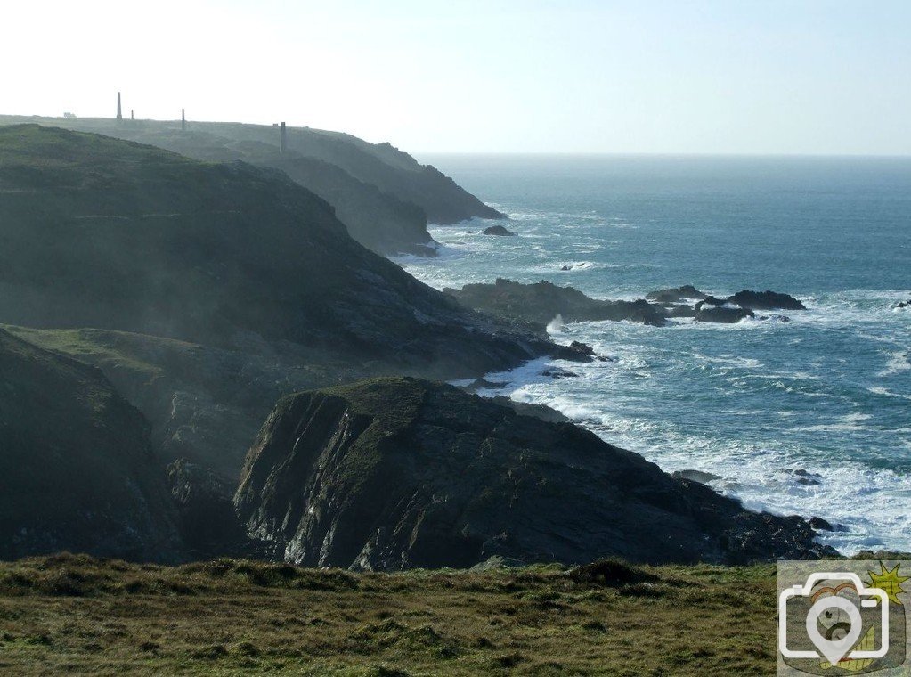 Old Pendeen Cliff and the Enys (Island)