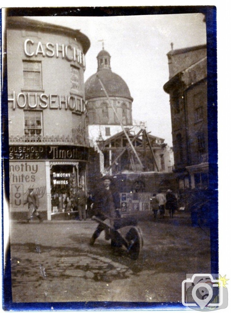 Old Picture of Penzance - Top of Market Jew Street perhaps