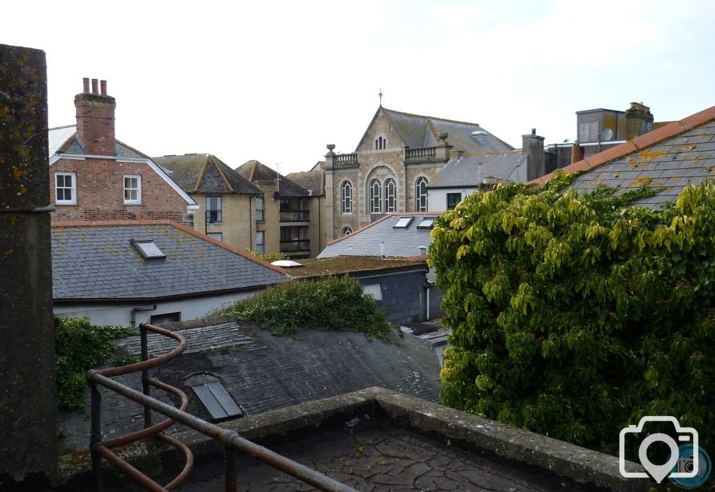on a roof