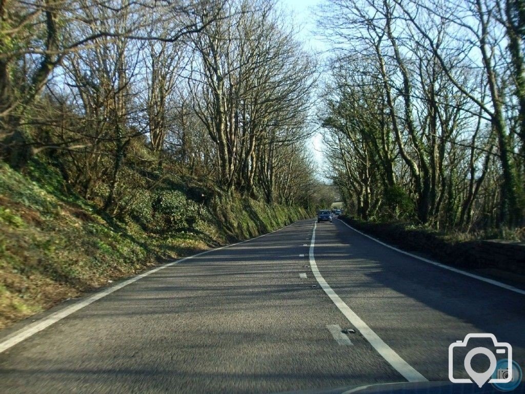 On the way to Porthleven - 20FEB, 2010