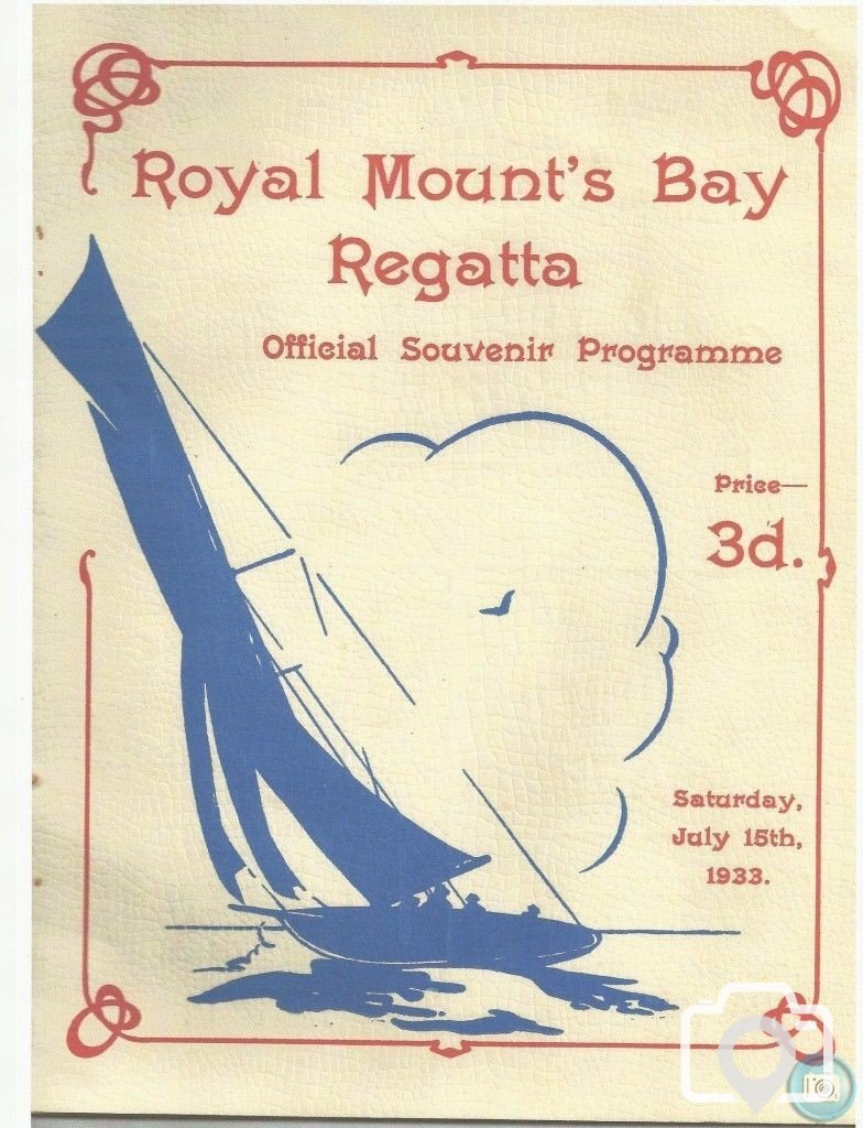 Page 1- PENZANCE ROYAL REGATTA 1933 PROGRAMME