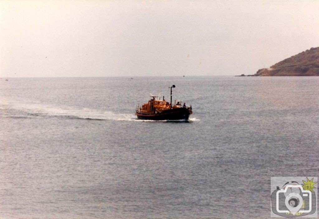 Penlee lifeboat exercise/demonstration