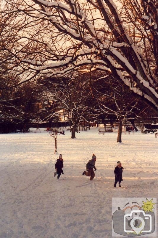 Penlee Park in January, 1987
