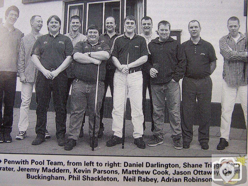 Penwith pool team 1998