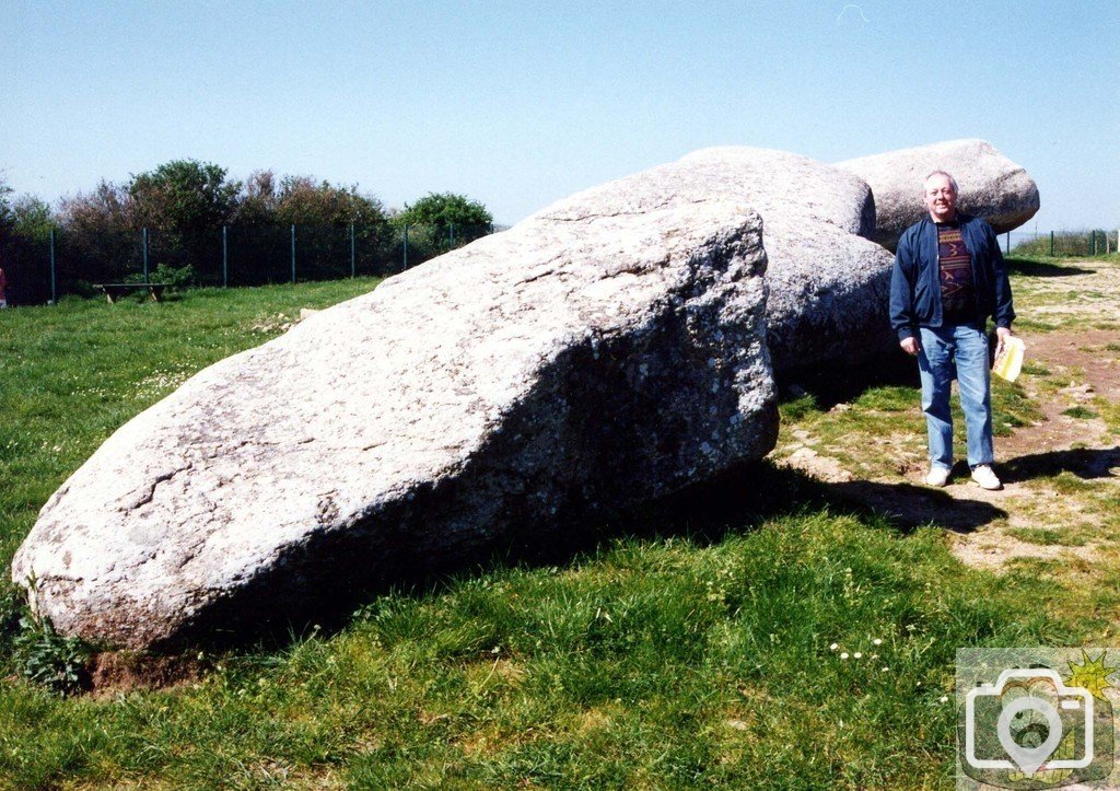 Penwith's giant cousin of the Pipers in Brittany  [See my photos of the Pip