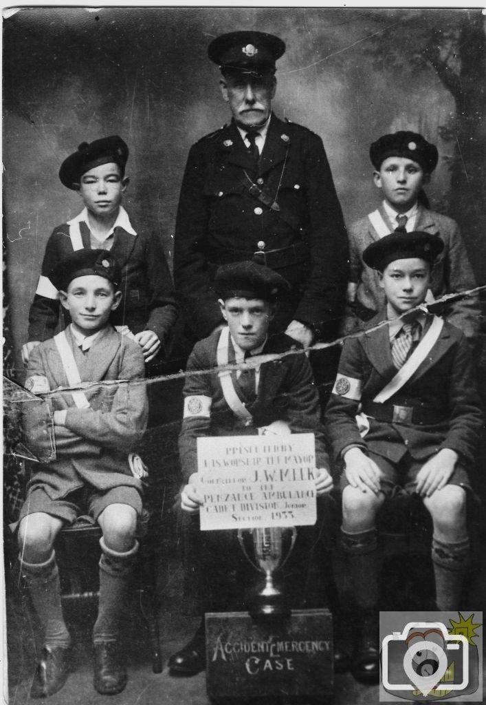 Penzance ambulance cadets - 1933