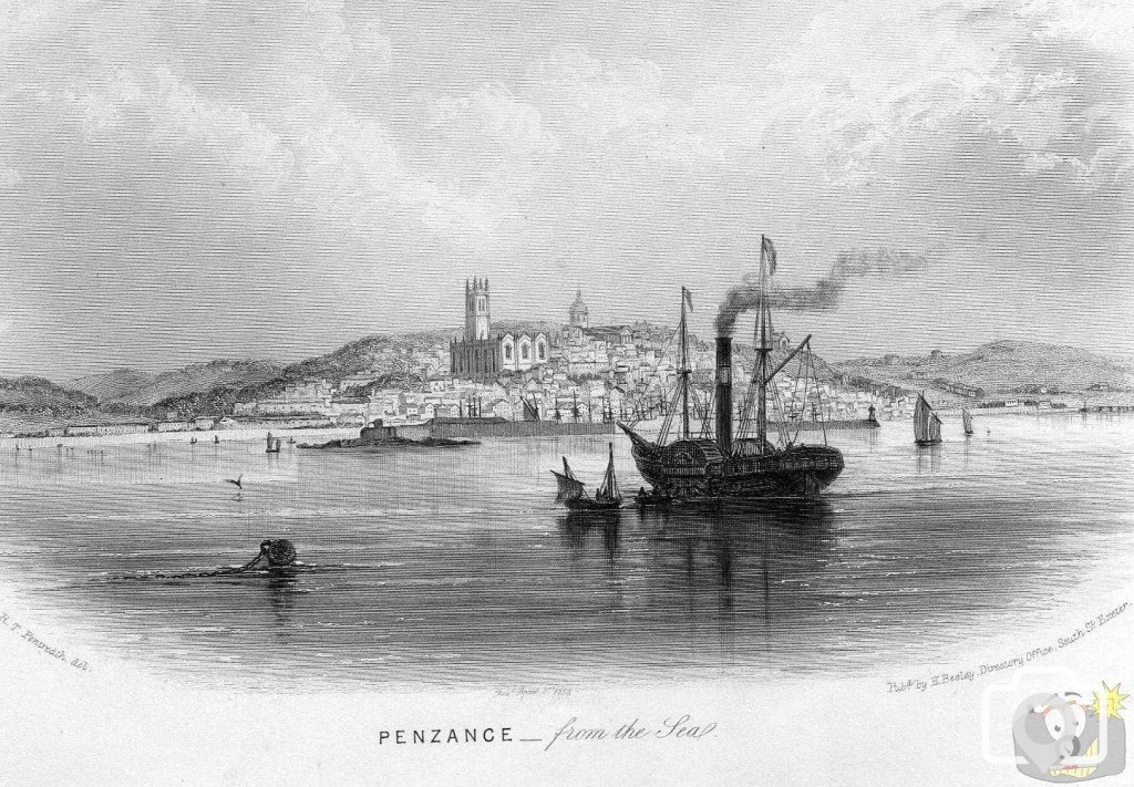 Penzance from the sea