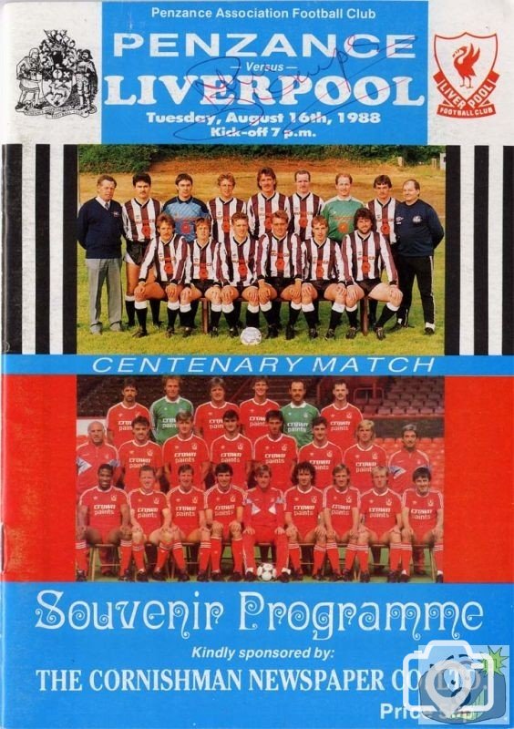 Penzance v. Liverpool - a centenary celebration! 1988