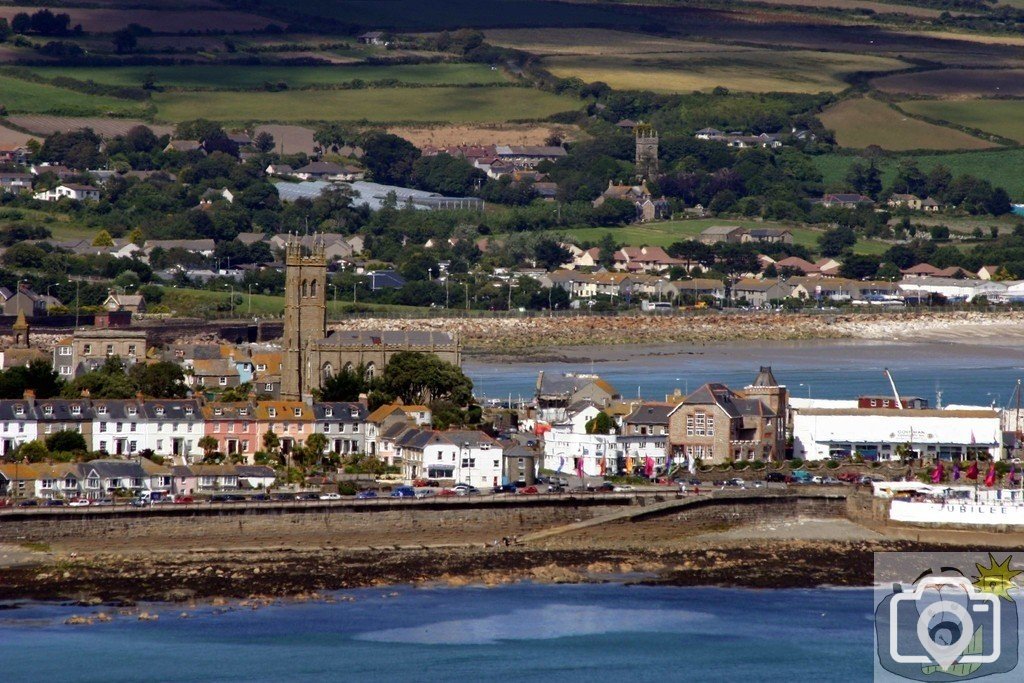 Penzance, view from above Penlee Quarry