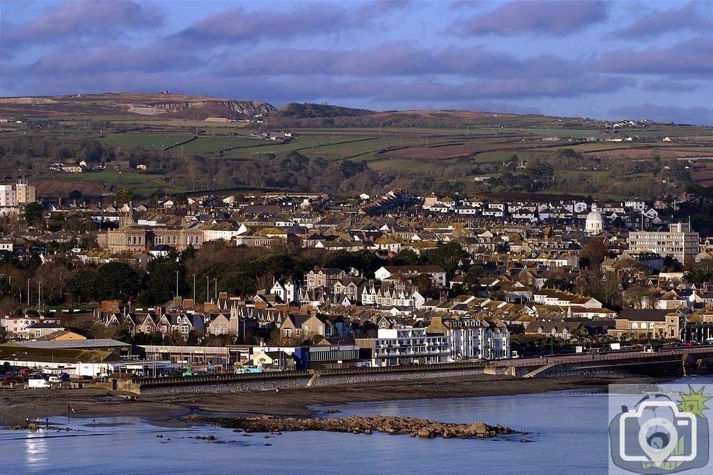 Penzance, viewed from above the Quarry