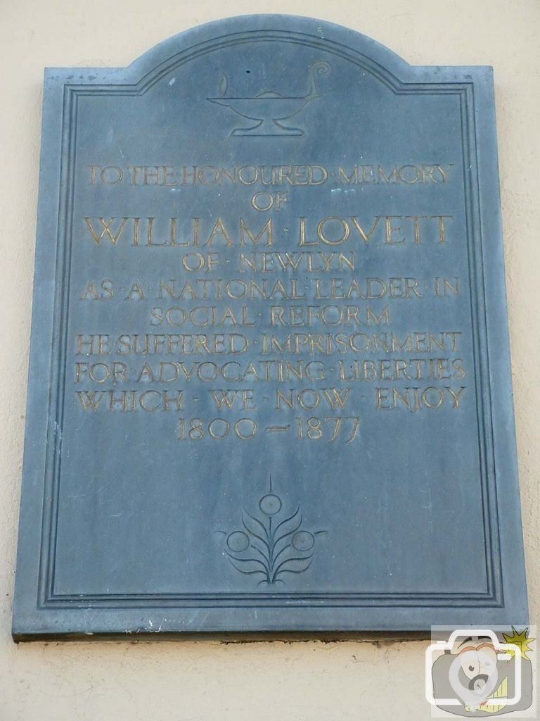 Plaque to William Lovett