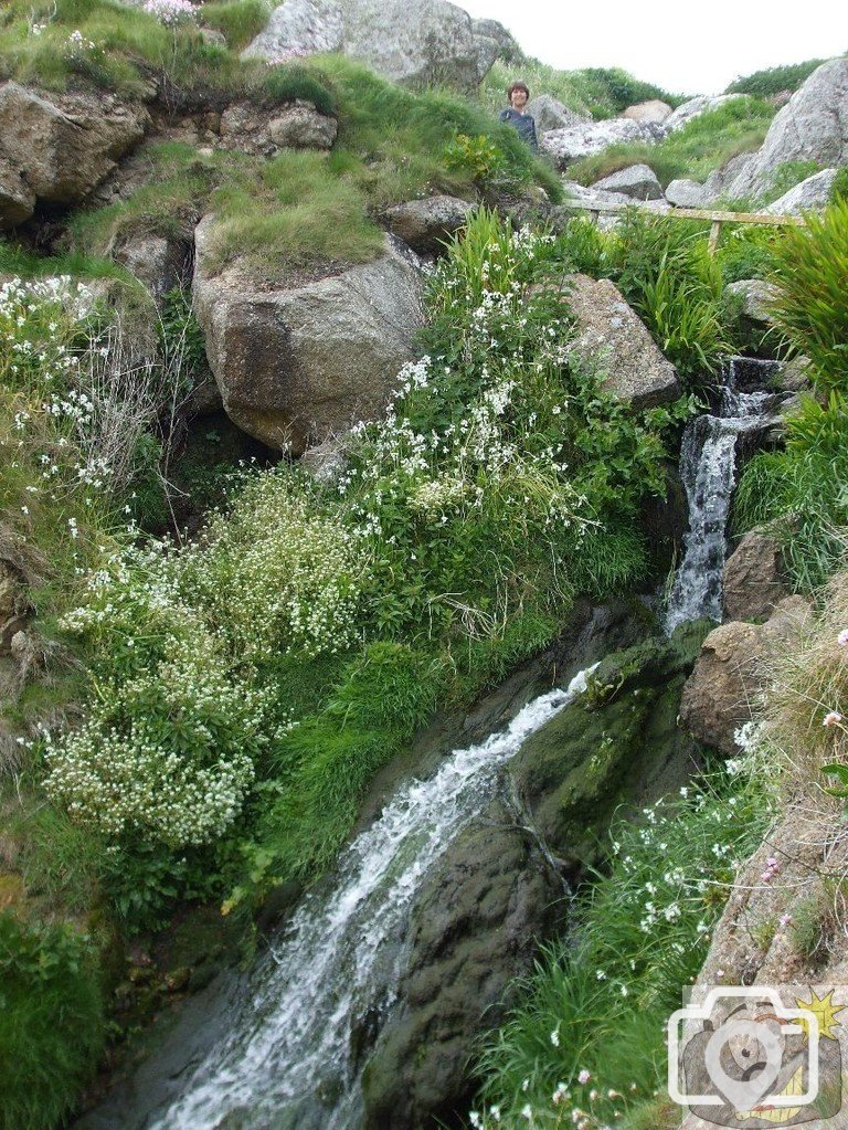 Porth Chapel waterfall - 17May10