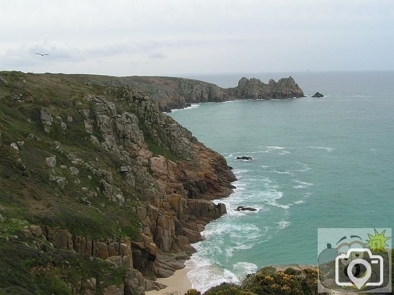 Porthcurno cliff side