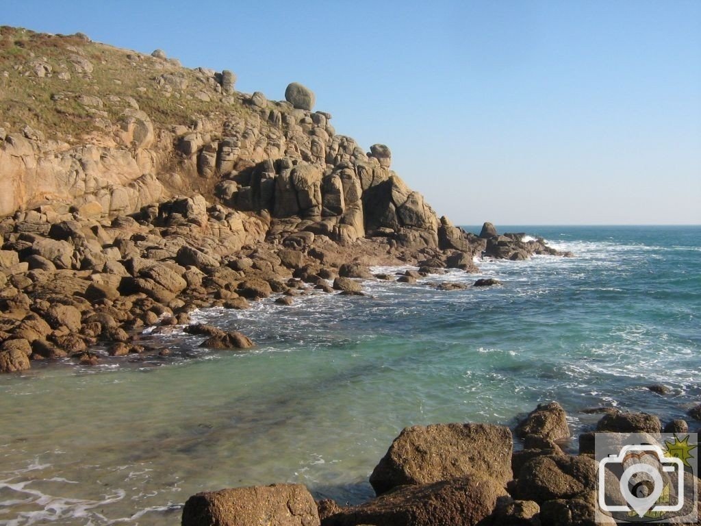 Porthgwarra cove.